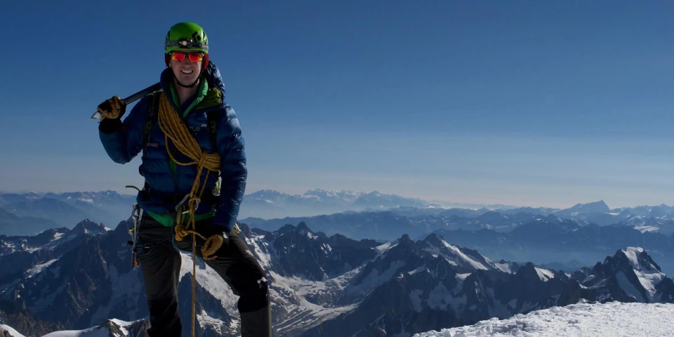 Duncan in the mountains